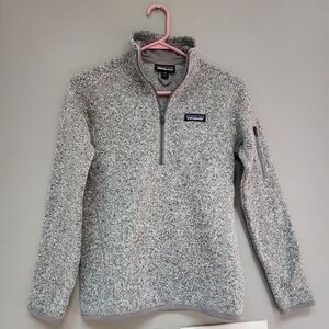 Patagonia Better Sweater Fleece Jacket Women’s XXS Gray Zip Outdoor Hiking Logo